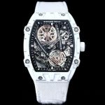 RICHARD MILLE RM27-05 Flying Tourbillon  Carbon fiber TPT White Version Watch